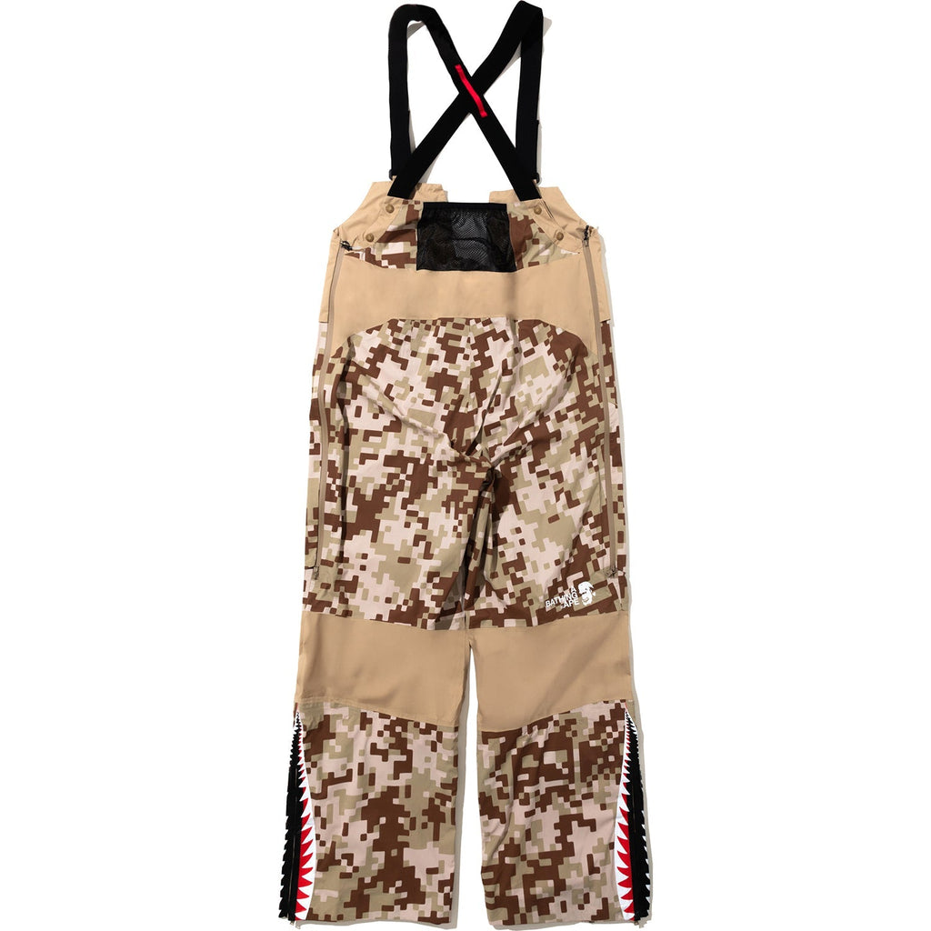 BAPE BY KAZUKI KURAISHI UAP CAMO SHARK SNOWBOARD OVERALLS MENS