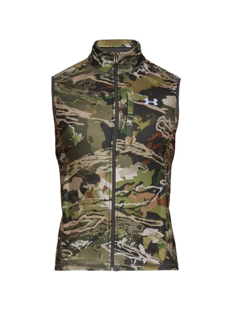 Under Armour Off Grid Zephyr camouflage zip-up gilet