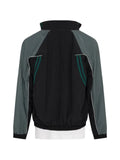 Martine Rose T-lining track jacket in black & teal