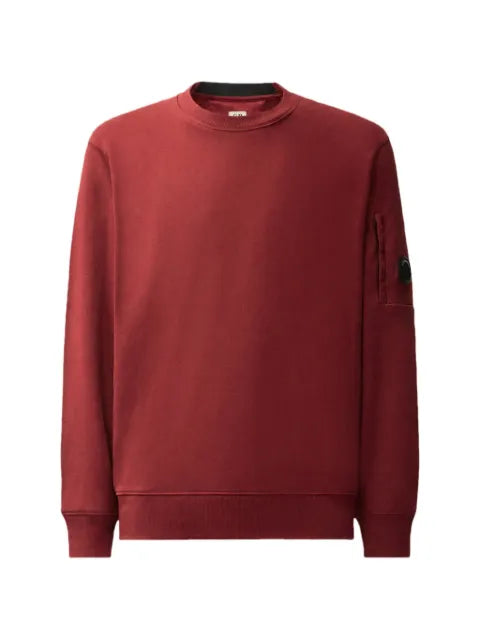 C.P. Company diagonal-raised-fleece Lens crewneck sweatshirt