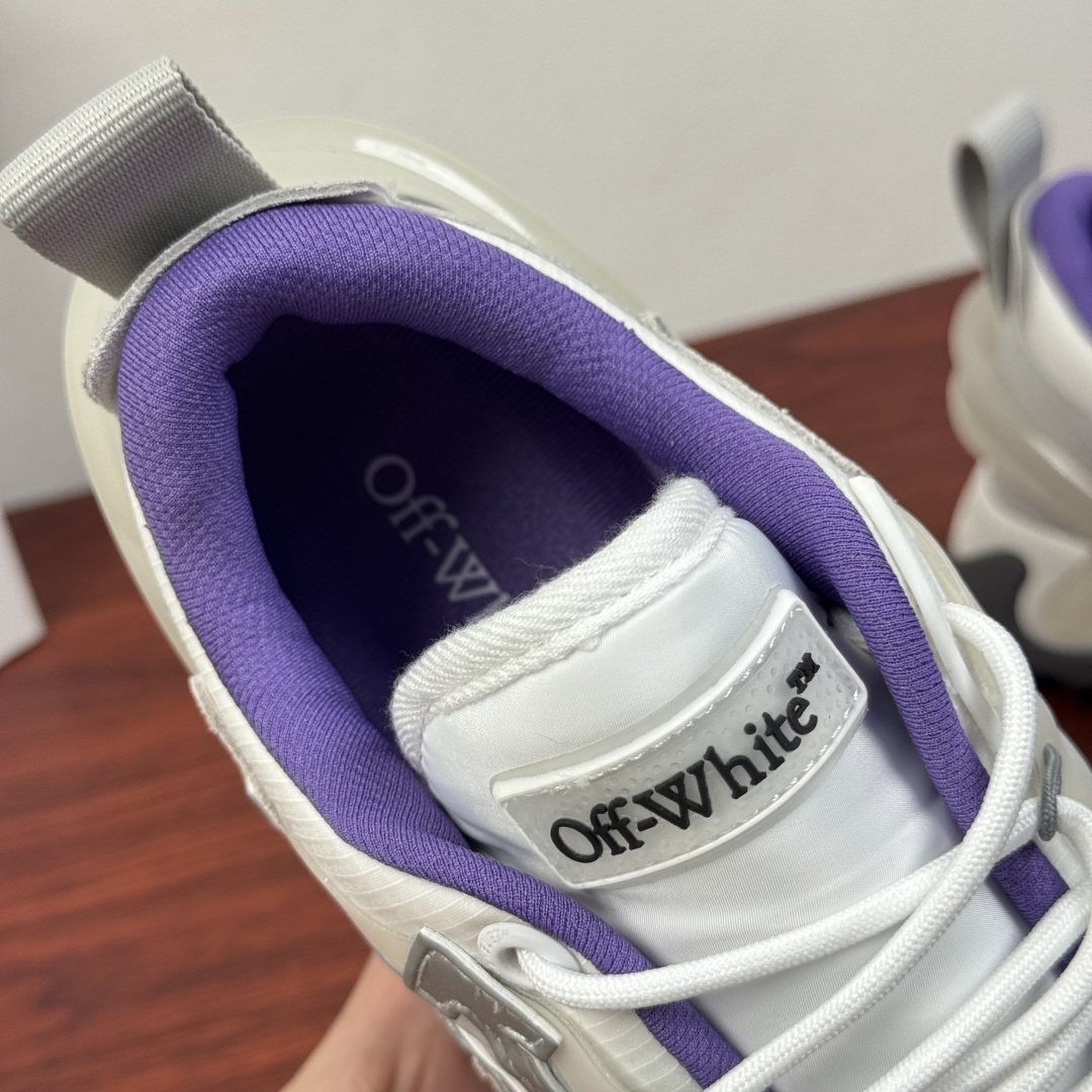 Off-White ODSY-1000 White Purple Sneakers