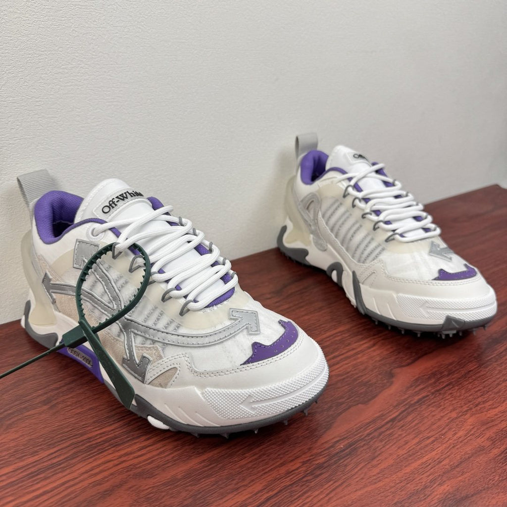 Off-White ODSY-1000 White Purple Sneakers